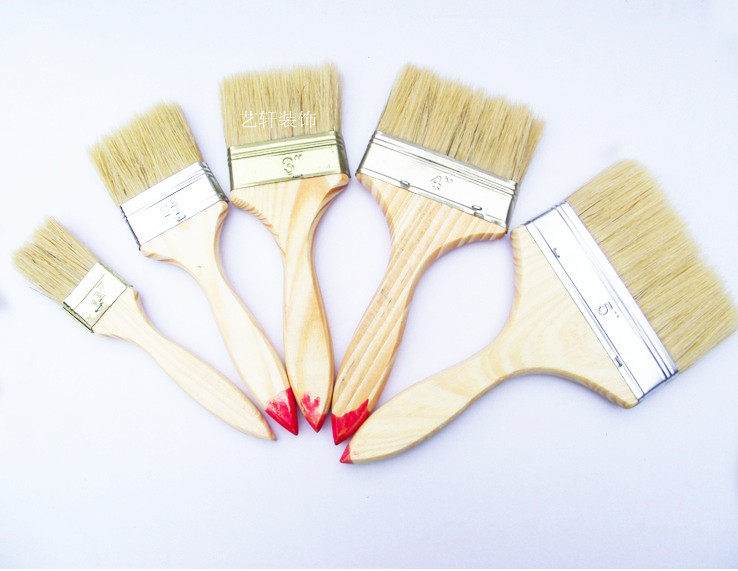 Paint brush wholesale brush brush Brown brush Marine brush 1 inch 1 inch 2 inch 3 inch 4 inch 5 inch