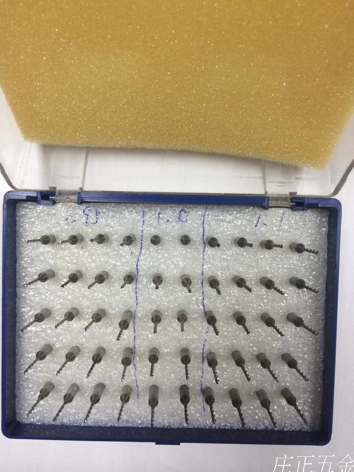 Overall tungsten steel Dinghandle drill 1 8 shank drill miniature small drill alloy drill with drill engraving drill 0 5 0 55