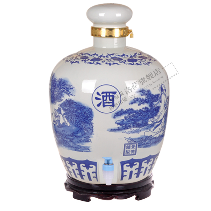 It ceramic jars home wine liquor brewing equipment seal wine It capacity of 100 tons