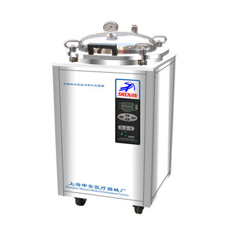 Shanghai Shen'an LDZX-30FBS flip type stainless steel vertical pressure sterilizer