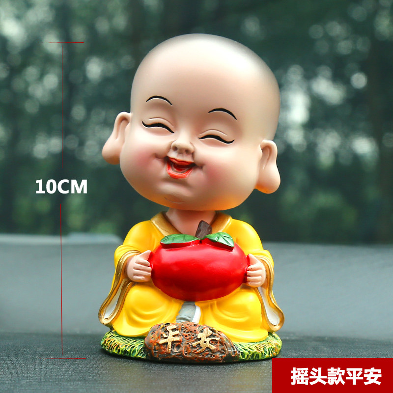创意汽车摆件摇头车饰用品保平安车内饰品车载车上装饰品可爱公仔