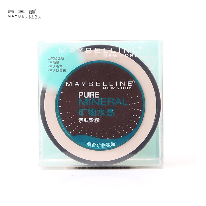 美宝莲矿物水感亲肤散粉 5.5g 定妆粉
