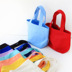 hộp cơm hâm nóng lock&lock Vải cotton màu tinh khiết túi ăn trưa túi vải nhỏ cầm tay hộp ăn trưa túi xách tay túi mỹ phẩm lưu trữ túi tăng đột biến - Hộp cơm điện sưởi ấm hop com giu nhiet clock and clock Hộp cơm điện sưởi ấm