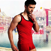 Snow Perfect Men Màu rắn Cotton Slim Fit Vest Tights Thể thao Cơ sở Thể hình Mồ hôi Vest Nam giới ao the thao