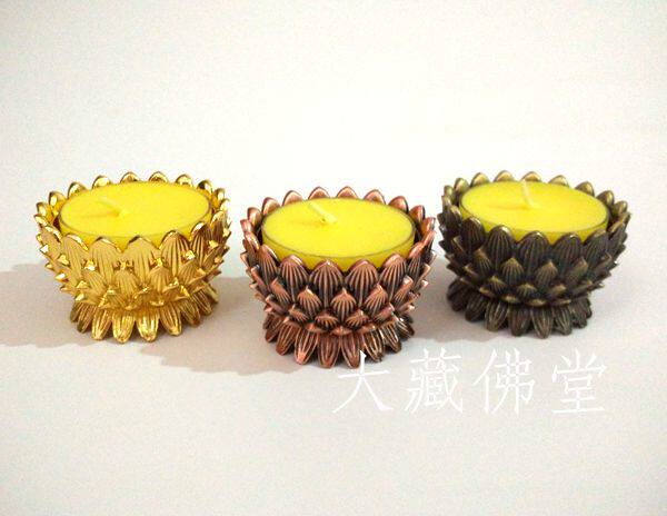 Butter Lighthouse Copper Alloy Lotus Lights for the lamp base for the candlestick lamp frame for the Buddha hall