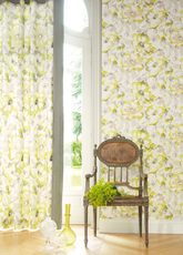 Велюровые обои 法国进口casadeco卧室床头大花背景墙纸2054 41 06 2055