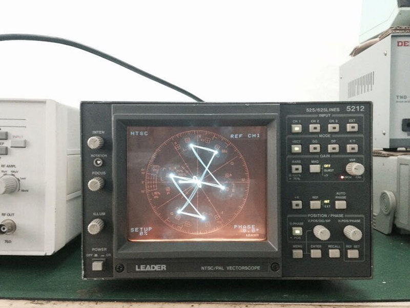 Lida 5212 LEADER 5212 P N dual system vector oscilloscope monitor oscilloscope Japan 5212-Taobao