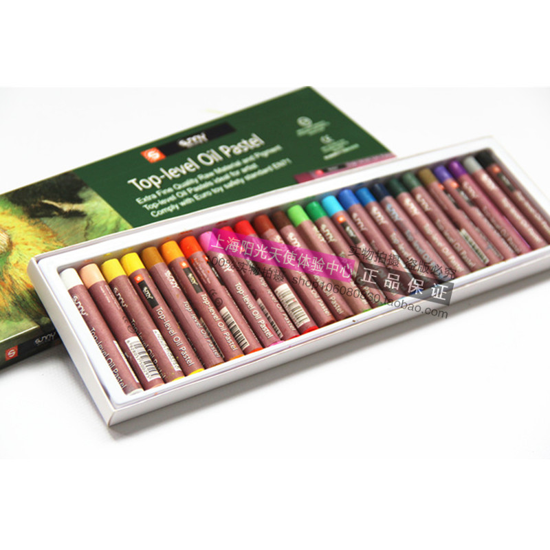 Sunshine Angel 25 color oil painting stick TOP in coarse oil painting stick soft wax pen Children's paintbrush Non-toxic