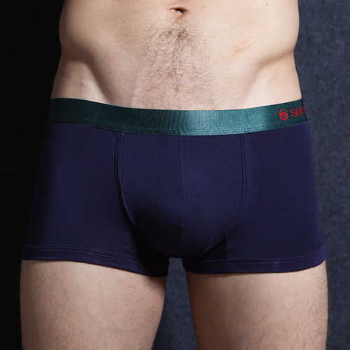 Schuber's Lanfinale Modale men's underwear low waist sexy flat angle pants upscale U convex business four-corner briefs-Taobao