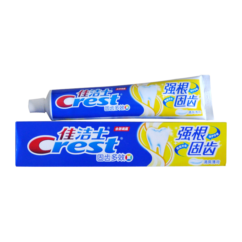 佳洁士牙膏 强根固齿(清爽薄荷)140g 坚固牙齿 防蛀