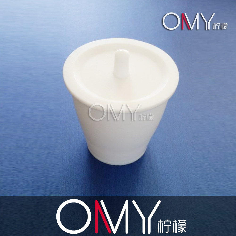 F4坩埚 聚四氟乙烯坩埚 四氟坩埚 PTFE带盖30/50/100/250ml