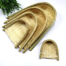 Kindergarten decoration farmhouse style kindergarten bamboo dustpan basket decoration bamboo preparation hanging ornaments