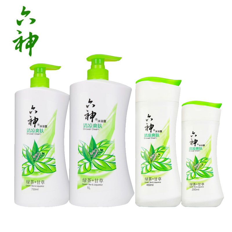 六神沐浴露 清凉爽肤沐浴露(绿茶+甘草)清凉舒爽 易冲净