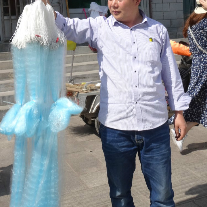 Fishing net sticky net wire mesh three-layer sinking net single-layer floating net hanging sub-fishnet fishing net white striped net crucian carp dipping net