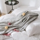 chăn bông chăn bông ins Bắc Âu band gió tóc bóng dễ thương thường sofa ngủ chăn mền khăn choàng - Ném / Chăn chăn lông cừu queen Ném / Chăn