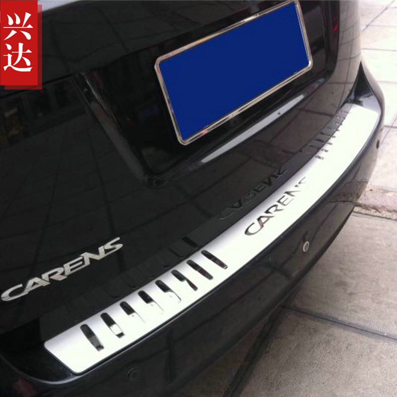 For 2007-12 KIA new Carens stainless steel trim rear bumper pedals Carens outboard rear guard