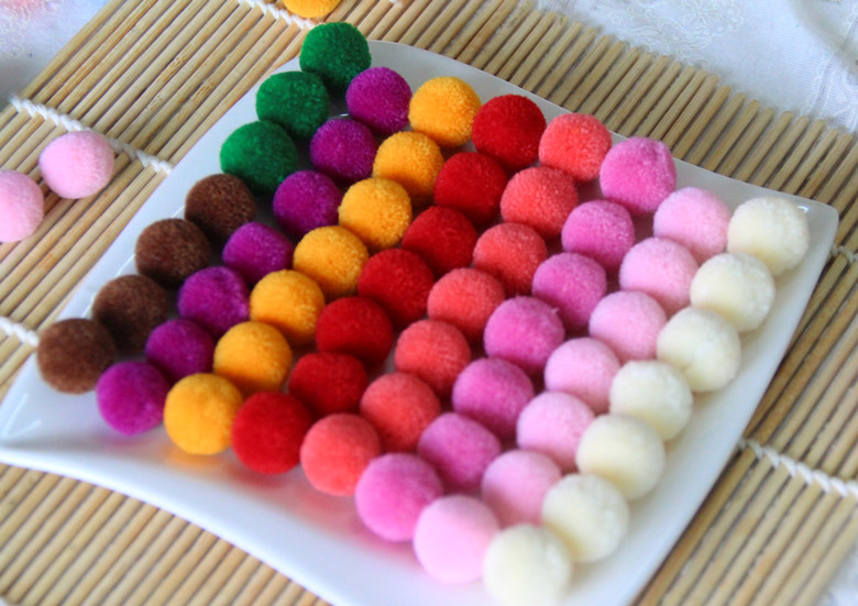 Mobile phone accessories Small accessories Cashmere small hair ball hair ball diy wool ball decoration