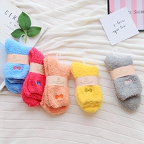 Special Price Butterfly Knot Autumn Winter Towel Socks Soft cotton Home Sox Floor Sox Thickened Warm Socks