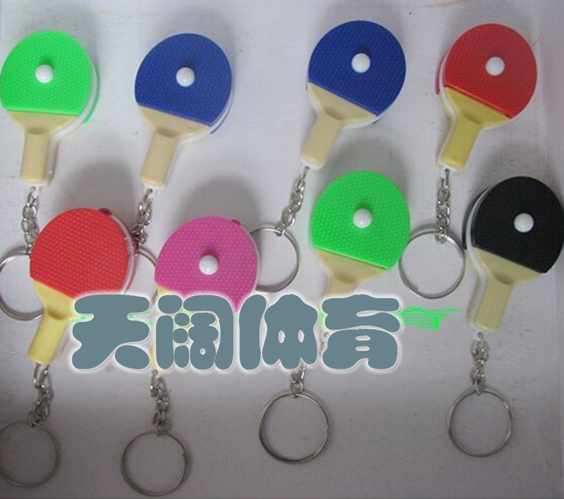 Mini LED ping-pong light fine pendant mixed batch ping pong key button delicate little flashlight