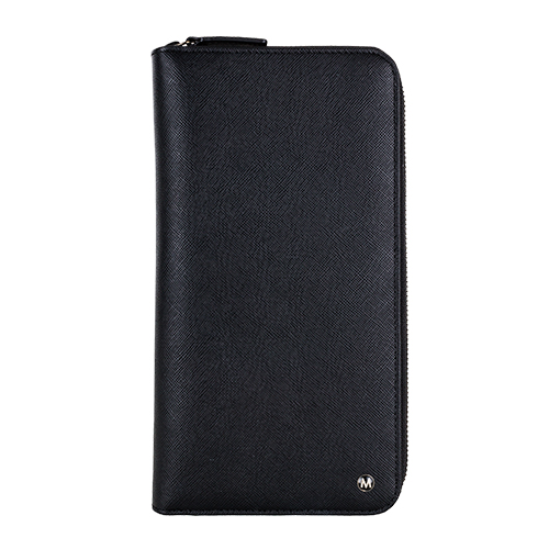 台湾官网直邮进口MONDAINE 瑞士国铁 十字纹豪华型 牛皮证件包