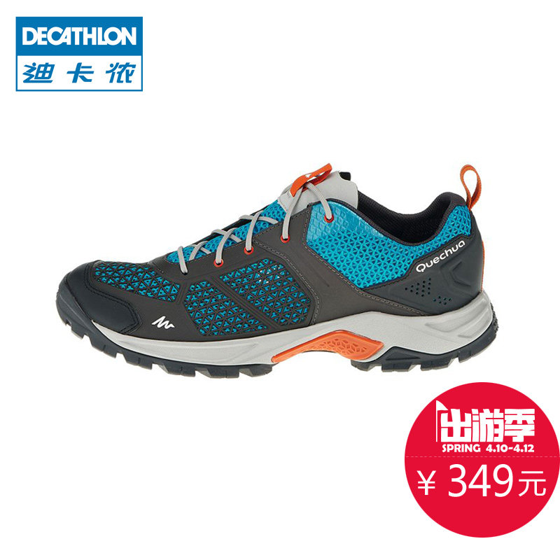 迪卡侬户外 溯溪鞋 男 女春季 透气防滑网面涉水鞋徒步鞋QUECHUA