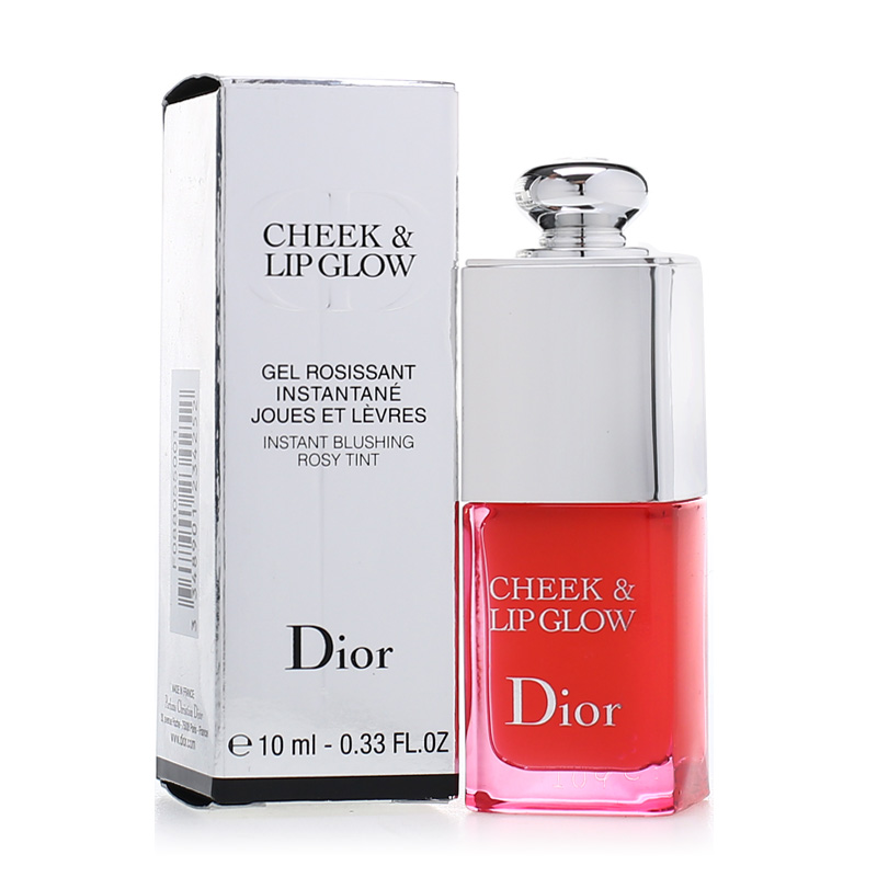 Dior/迪奥粉红蔷薇唇颊露10ML唇彩腮红胭脂两用持色保湿 新款