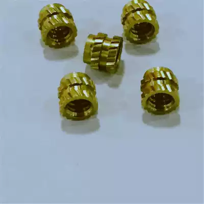 Factory direct M3 * 3 7*4 5 eco-friendly copper nut hot-melt reticulated I-shaped pre-embedded copper inserts
