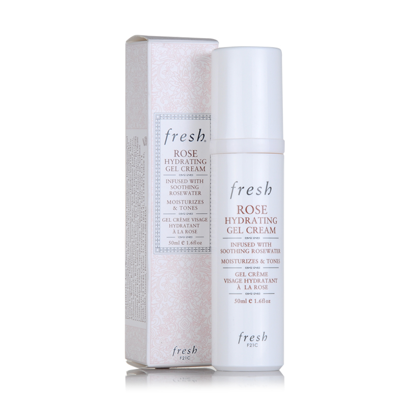 正品Fresh馥蕾诗玫瑰润泽舒缓凝霜50ml 补水保湿舒缓面霜孕妇可用