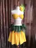 Hawaiian hula leafy grass ring Tahiti hula dance skirt waist waist ring tahiti hipband