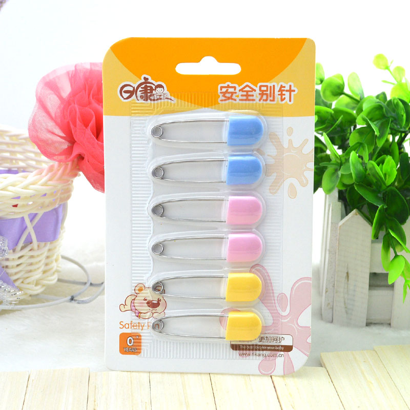 【满额包邮】正品 日康RK-3752 日康安全别针6支装