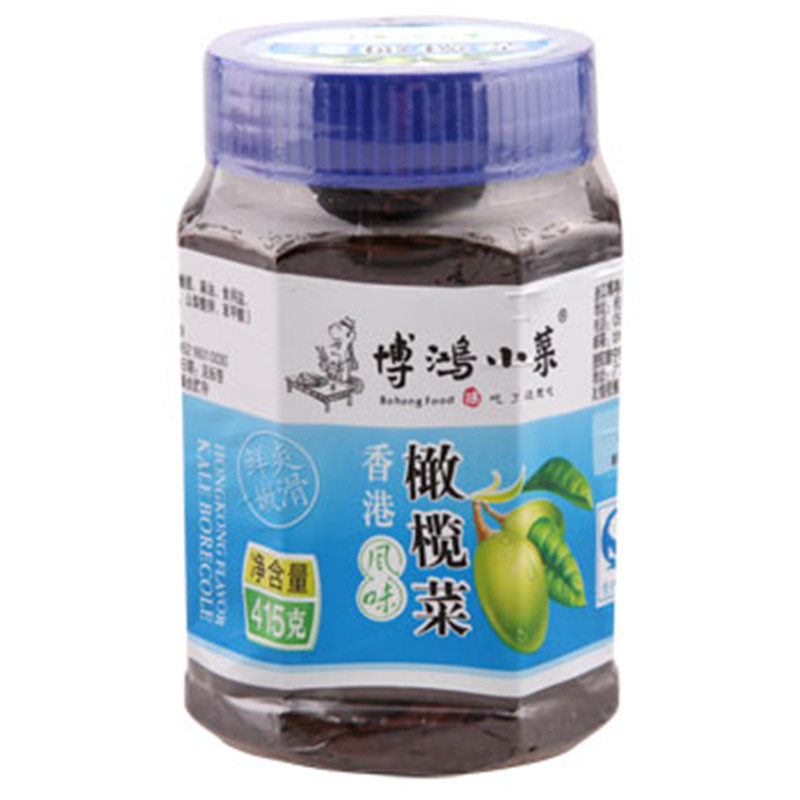 【天猫超市】博鸿小菜橄榄菜415g/瓶香港 清粥小菜 酱菜咸菜下饭
