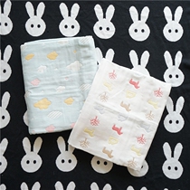 Boutique Day Style Soft Full Cotton Four Layers Gauze Bath Towels HEATING ROOM THE BABY BAG IS HELD WITH BABY BATH TOWELS