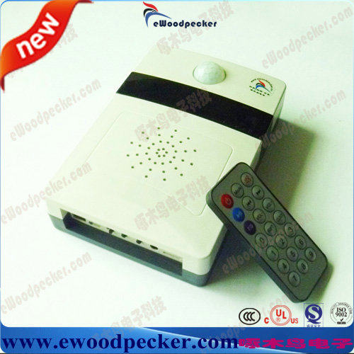Woodpecker electronic human body induction burglar alarm infrared remote control after security voice prompt access control