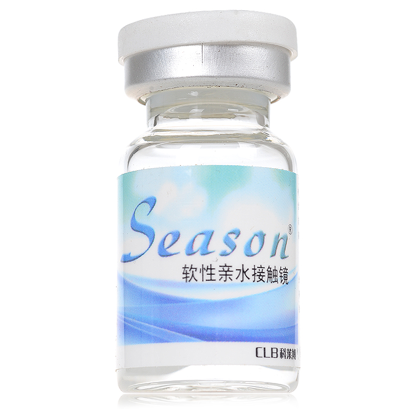 送护理液镜盒]科莱博Season38隐形近视眼镜矫正低度散光年抛1片装