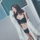 Anna mật ong ban đầu thu thập ngực nhỏ áo ngực ren đen gợi cảm không có vòng thép điều chỉnh đồ lót nữ quần áo nữ Áo ngực không dây