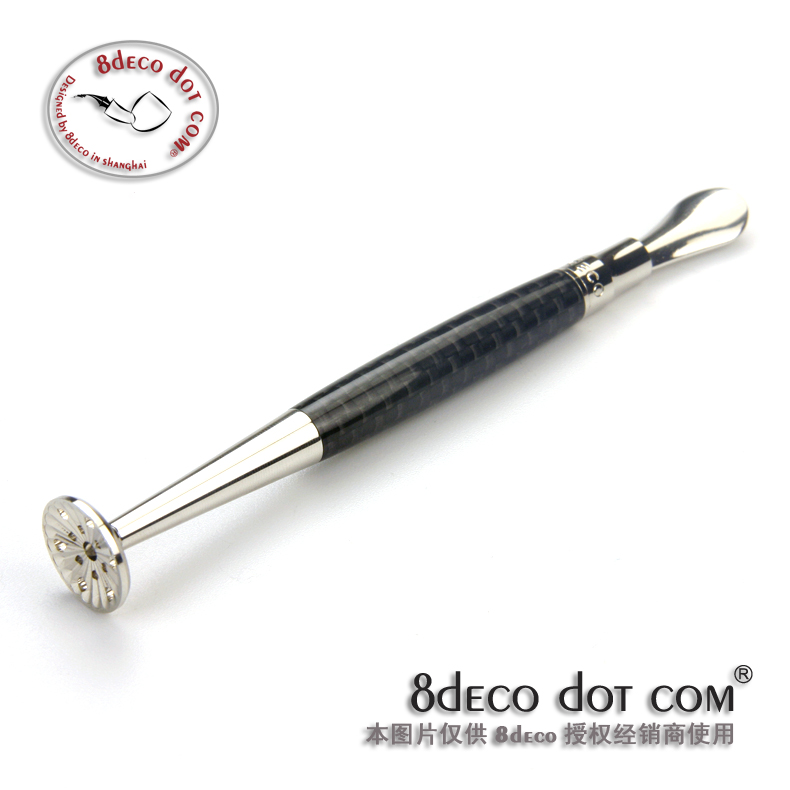 8deco 2016 new legendary series concave spoon engraved anti-flameout smoke bucket pressed stick carbon fiber
