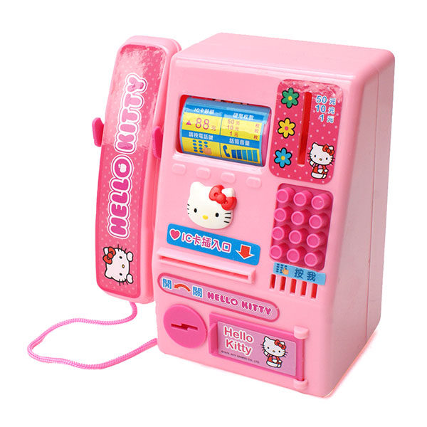 (Hello Kitty) Katie cat's home wine toy Kitty public phone-Taobao