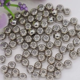 Аксессуар, медные аксессуары, платиновые бусины, золотое глянцевое украшение-шарик, DIY, золото 24 карат, розовое золото, функция геолокации