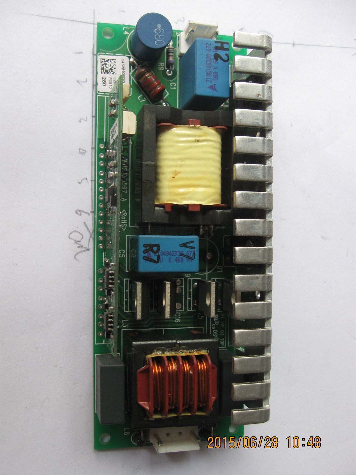 Original clothes BENQ Minky projector instrument MP723 lighting up board lighting up high pressure plate 280W lamp power supply