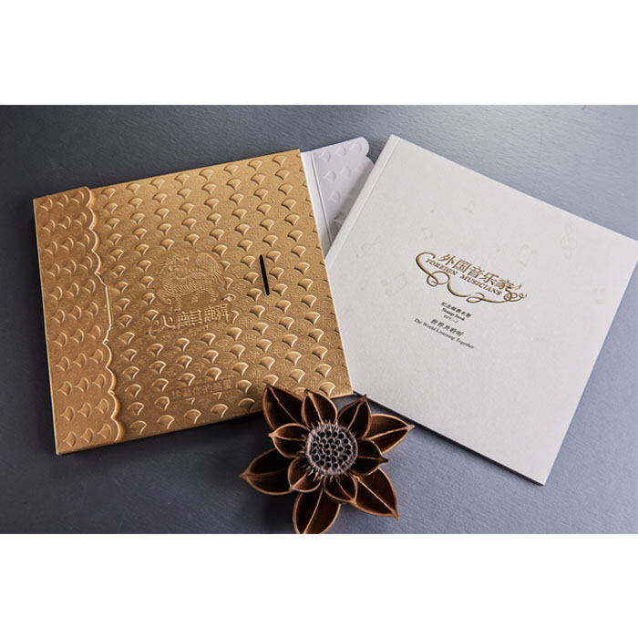 (Fire Kirin) Big Book Cover Promissory Note Book Cover (BPC) Series BPC-2 Foreign Musicians