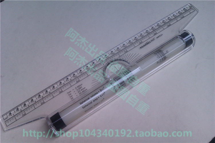 Angle Parallel Ruler Coring Parallel Ruler 30CM Design Professional with multifunctional rolling push ruler parallel ruler