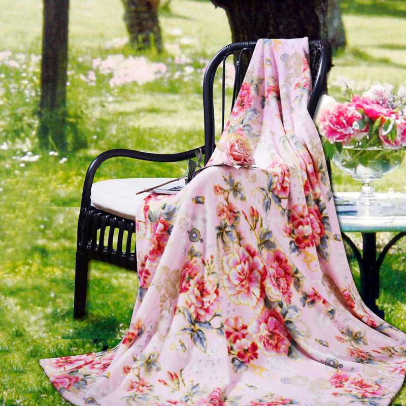 富安娜毛毯珊瑚绒毯子713101221