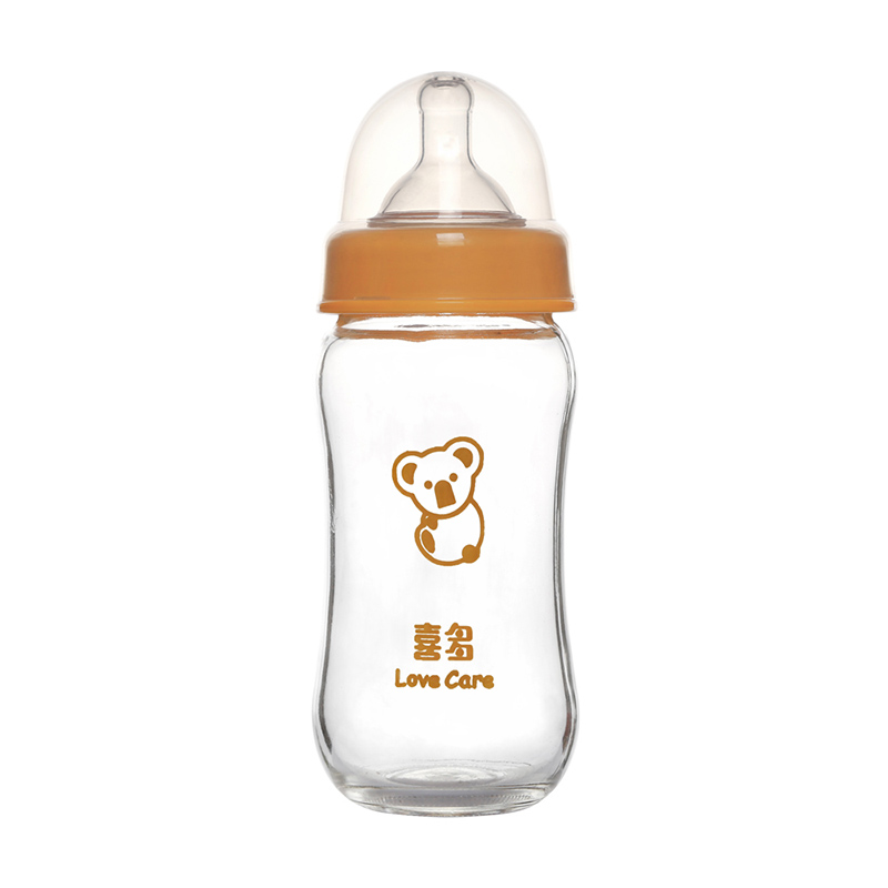 喜多旗舰店 喜多宽口径玻璃葫芦型奶瓶-L200ml