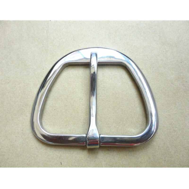 Stainless steel buckle buckle qian zi da d kou Western saddles stomach buckle 7 5cm