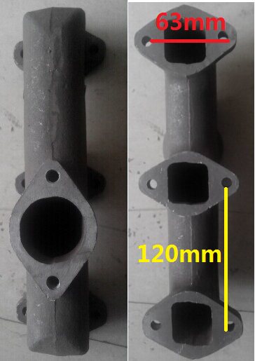 Changzhou 385 Jianghuai 390 Dongfanghong Dongfeng 300 tractor exhaust pipe exhaust pipe accessories