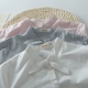 Xuân 2018 mới của phụ nữ áo trắng cotton tai thỏ đứng cổ áo văn học áo sơ mi nữ dài tay áo sơ mi nữ dài tay hàn quốc Áo sơ mi dài tay
