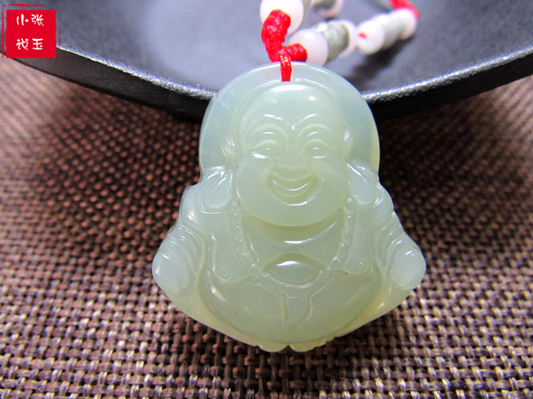 Jade Pendant Jade Pendant Large Belly Buddha Jade Buddha Jade Pendant Happy Buddha Pendant