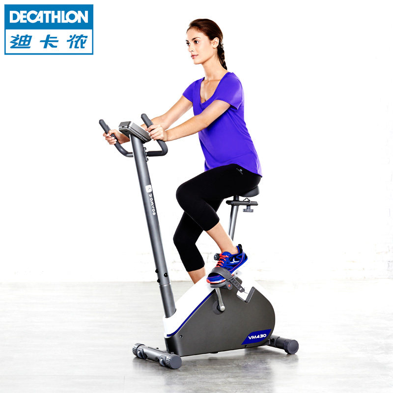 迪卡侬健身自行车家用室内静音磁控脚踏单车VM 430 DOMYOS EQC