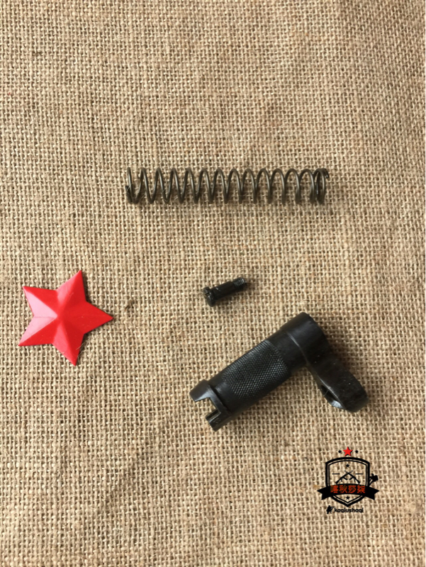 Stock new 56-type slotted head screw Tri-edge sleeve Helmet spring assembly Lining fixing accessories