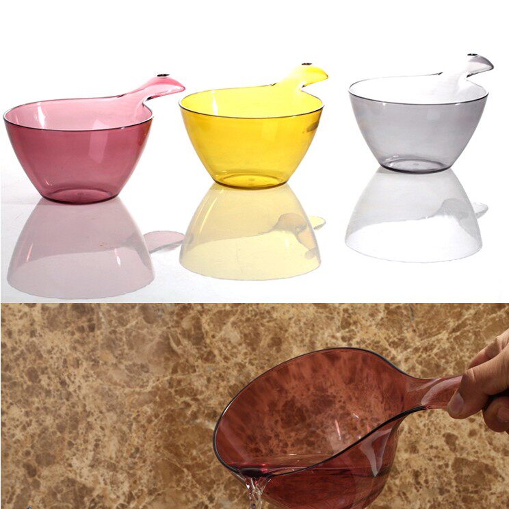 Japan SP SAUCE Baby Bath Water Scoop Shower Water Spoon Children's Water Scoop Plastic Thickened